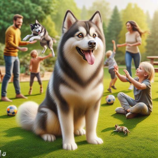 Alaskan Klee Kai outdoor