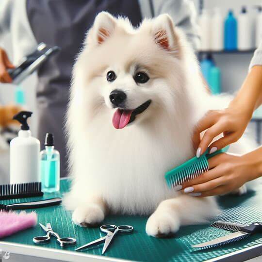 American Eskimo Dog grooming