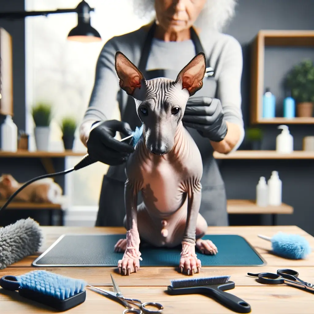American Hairless Terrier grooming