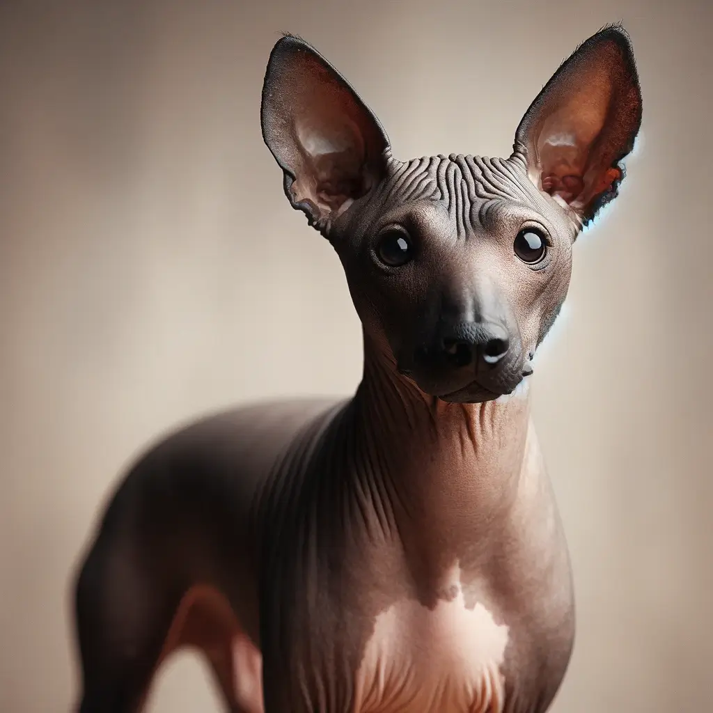 American Hairless Terrier looking forward