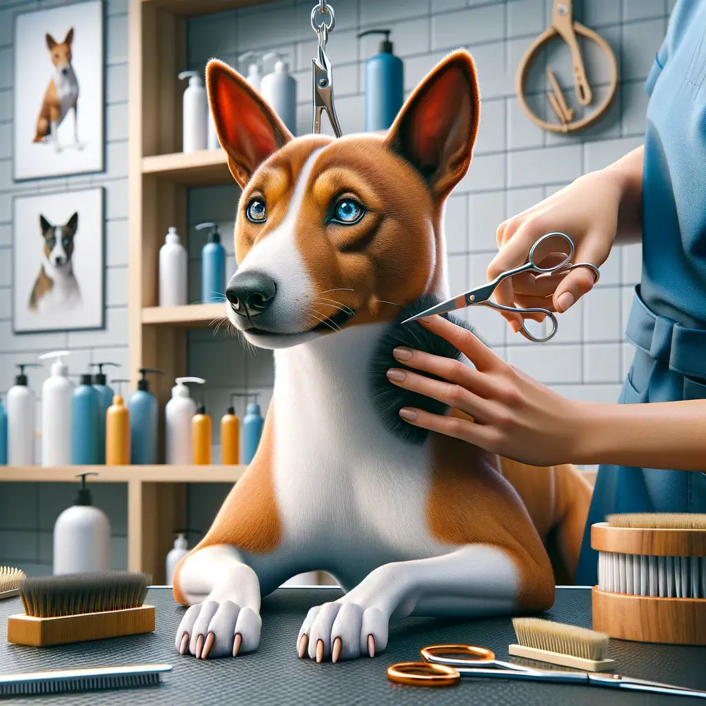 Basenji grooming