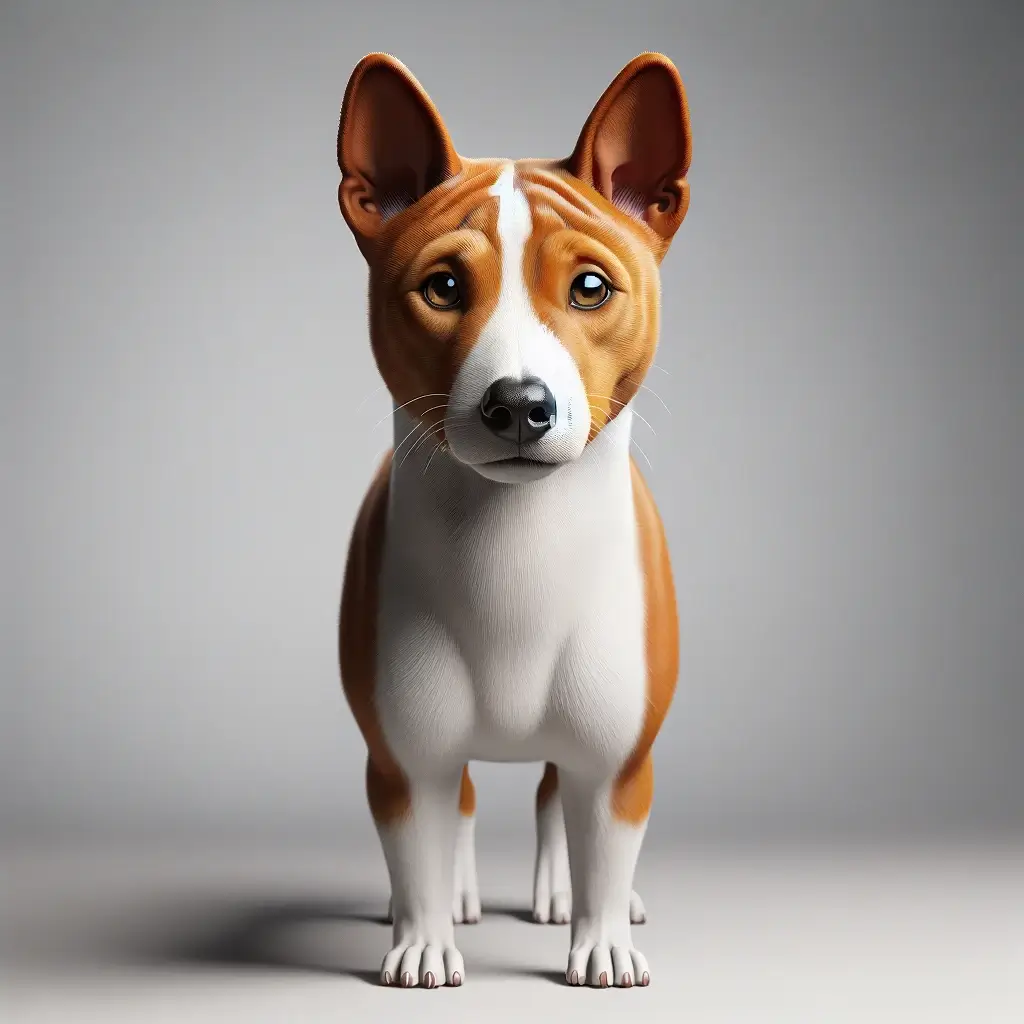 Basenji looking forward