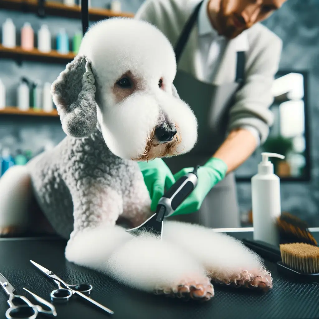 Bedlington Terrier grooming