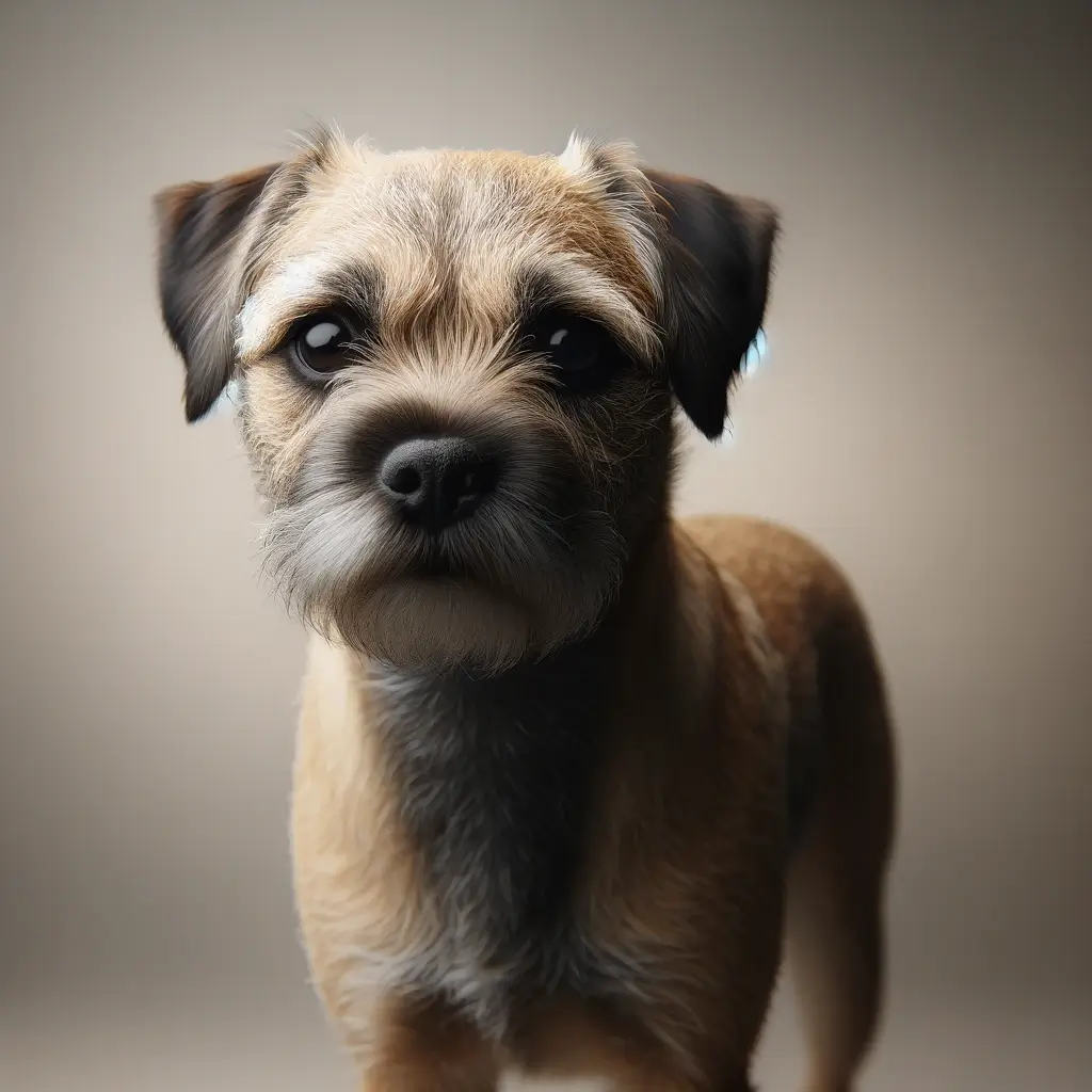 Border Terrier looking forward