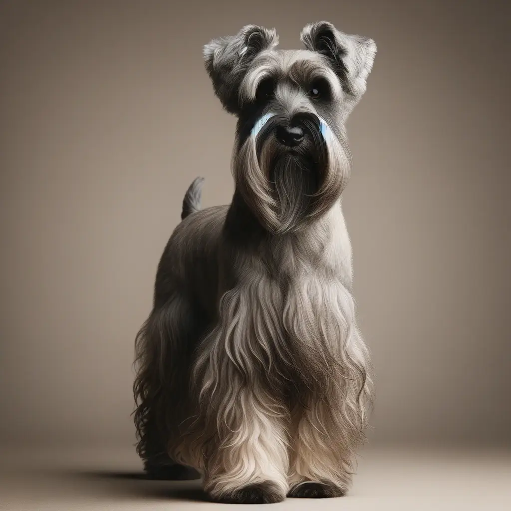 Cesky Terrier looking forward