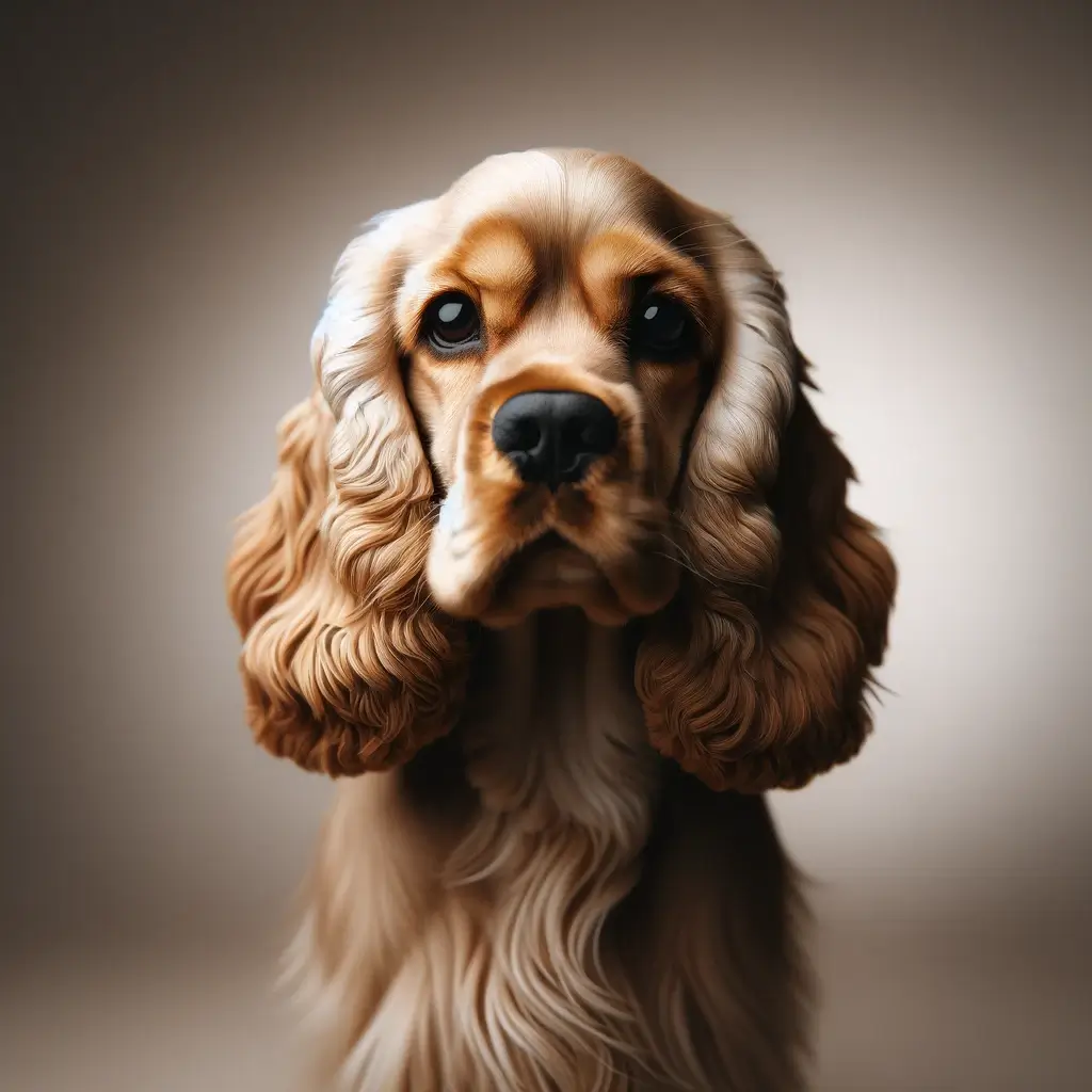 Cocker Spaniel looking forward