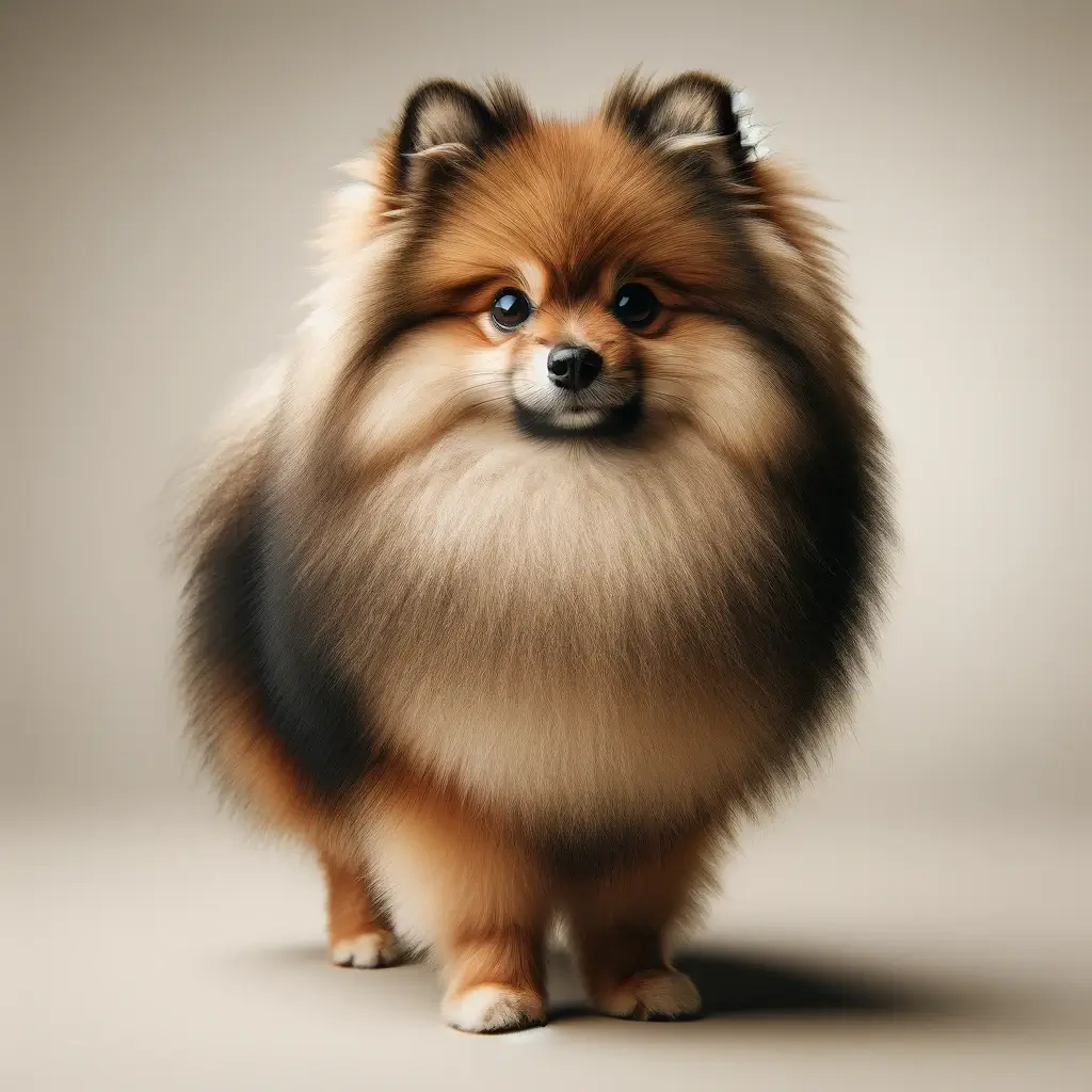 German Spitz looking forward