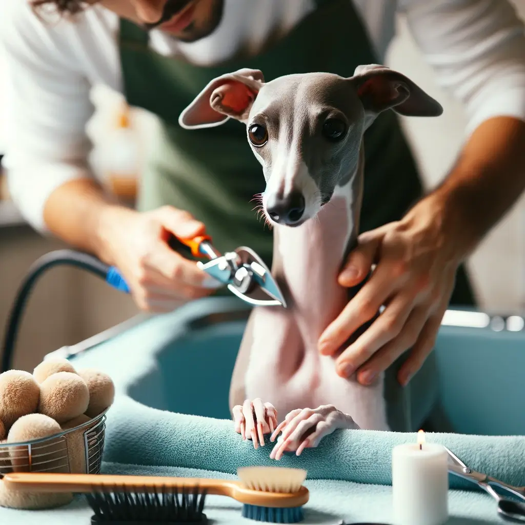 Italian Greyhound grooming