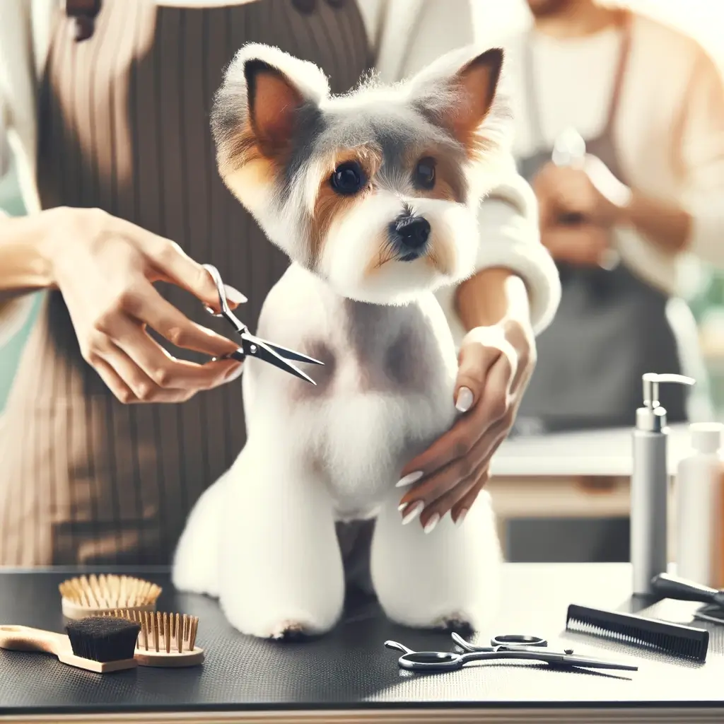 Japanese Terrier grooming