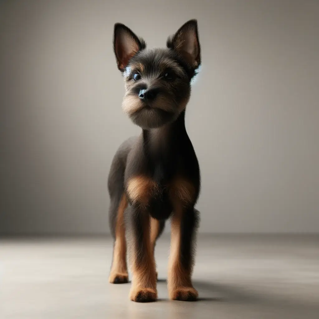 Japanese Terrier looking forward