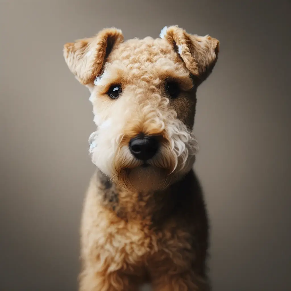 Lakeland Terrier looking forward