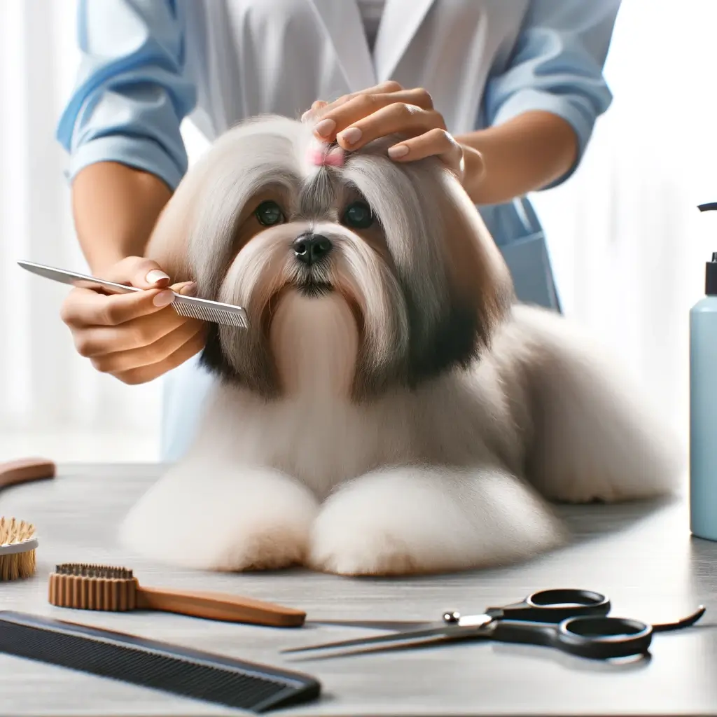 Lhasa Apso grooming