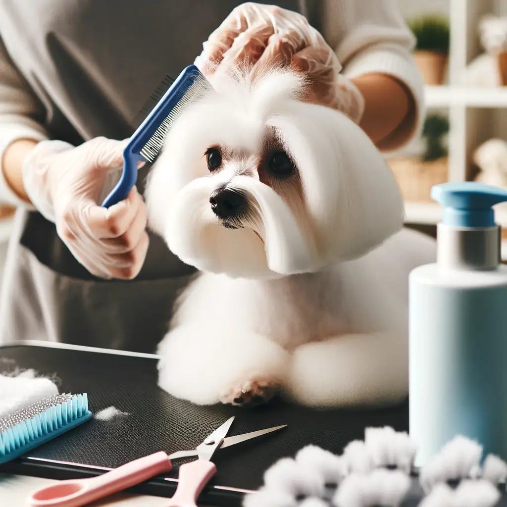 Maltese grooming