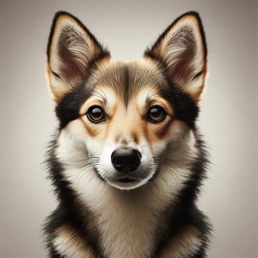 Norwegian Lundehund looking forward