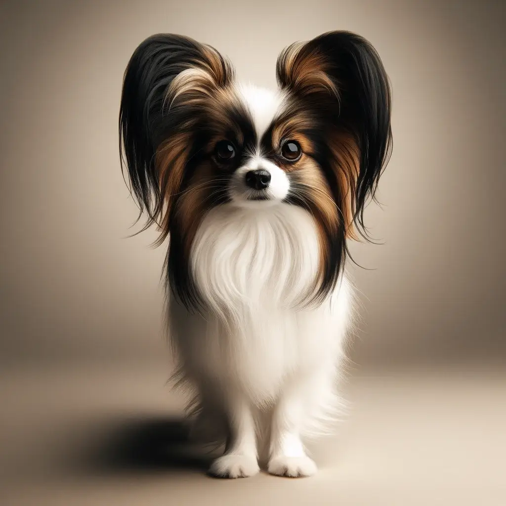 Papillon looking forward