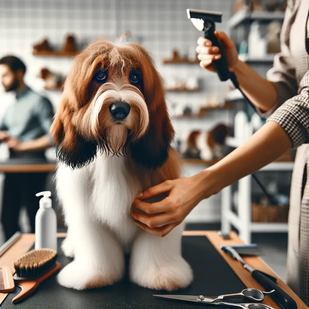 Petit Basset grooming
