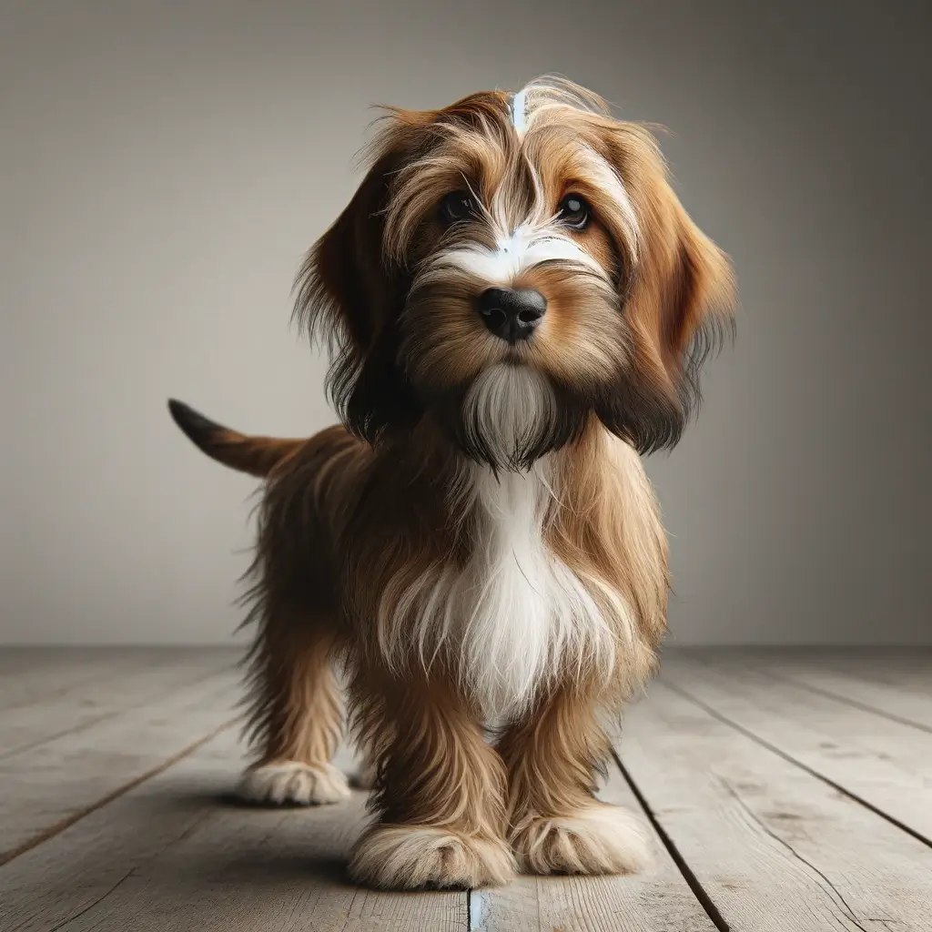 Petit Basset looking forward