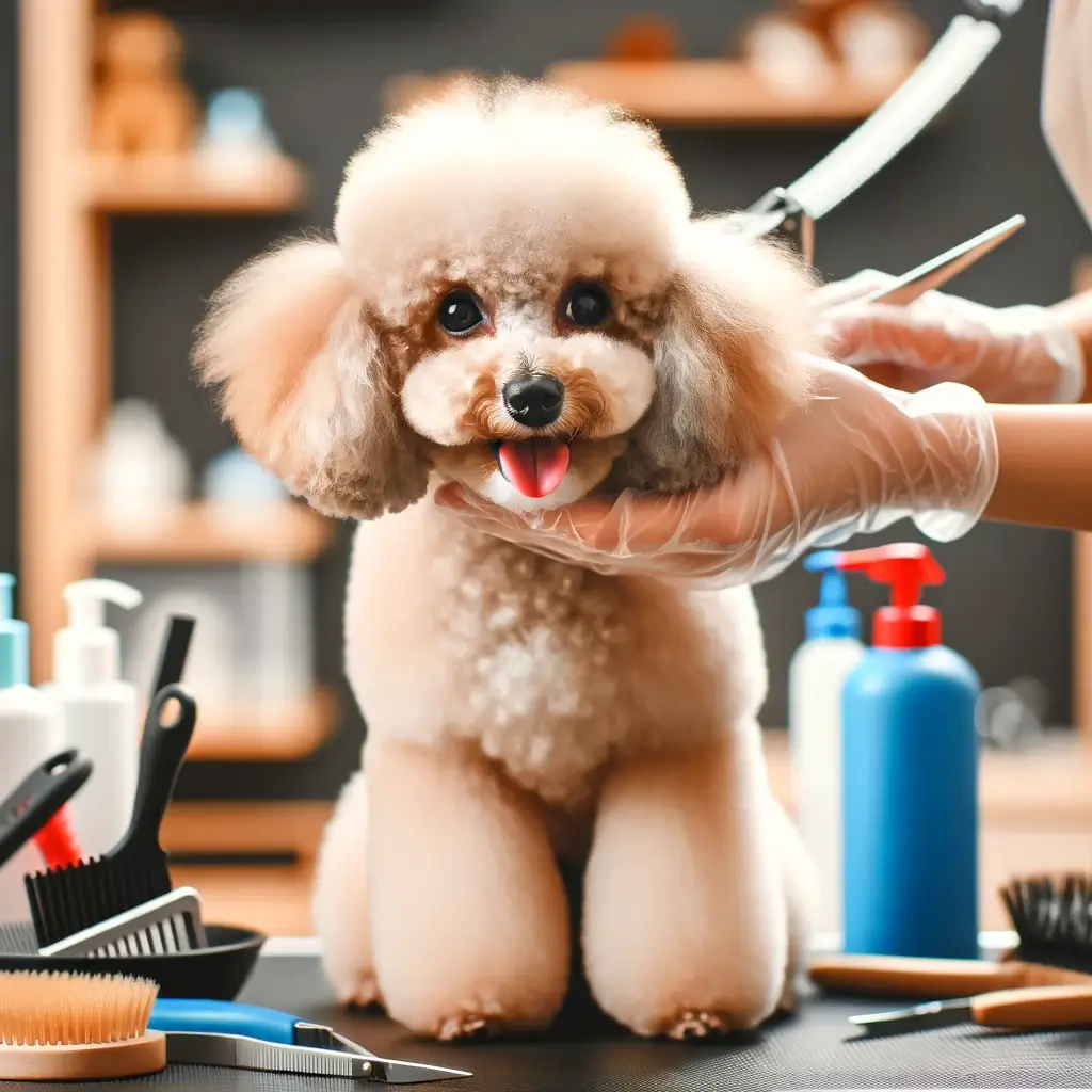 Poodle Miniature grooming