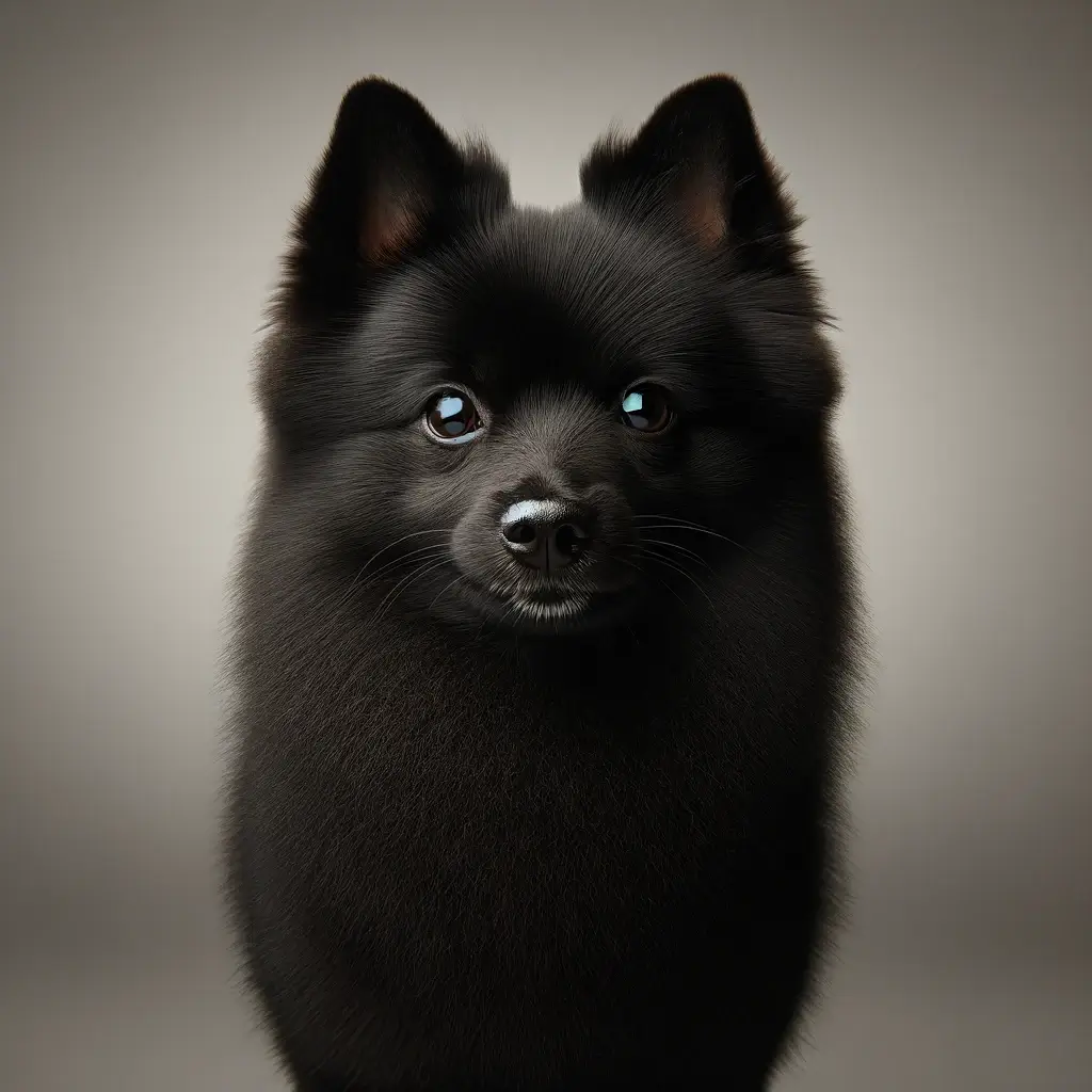 Schipperke looking forward