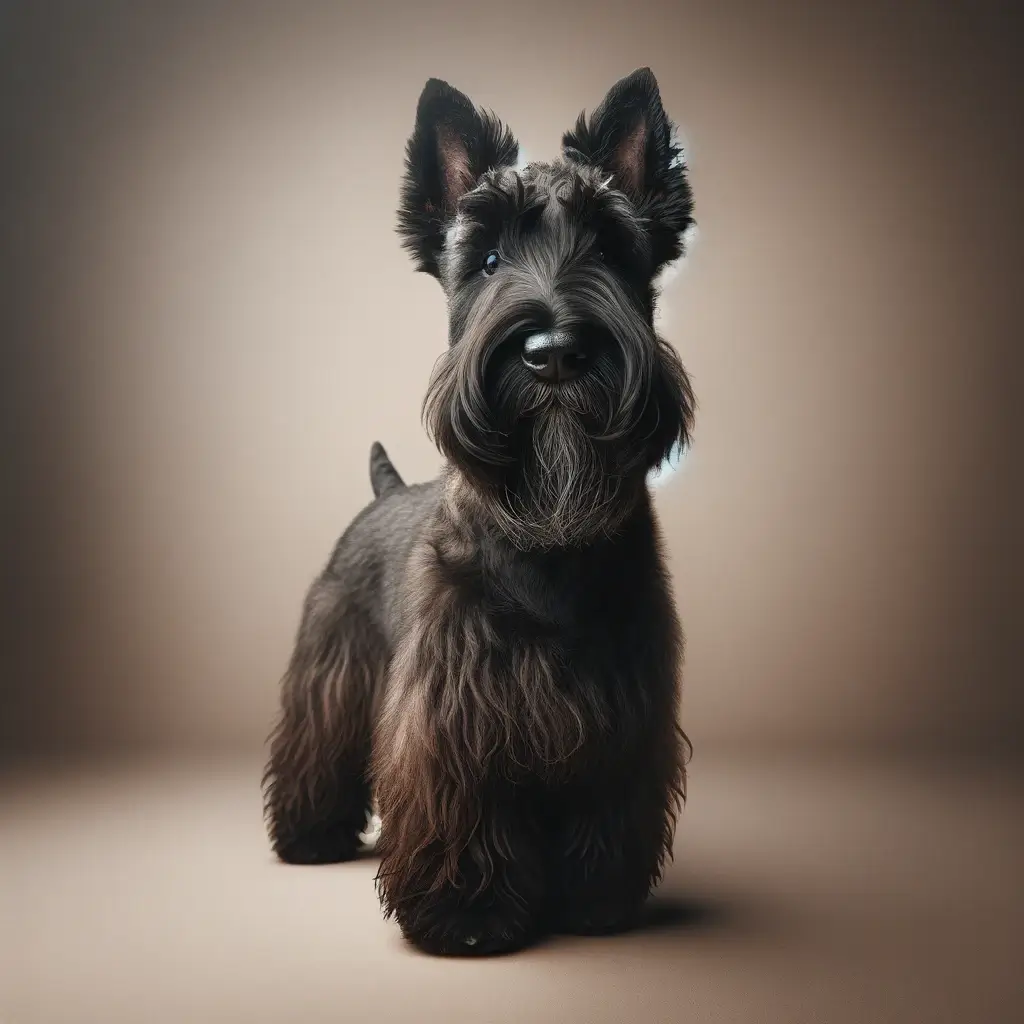 Scottish Terrier looking forward