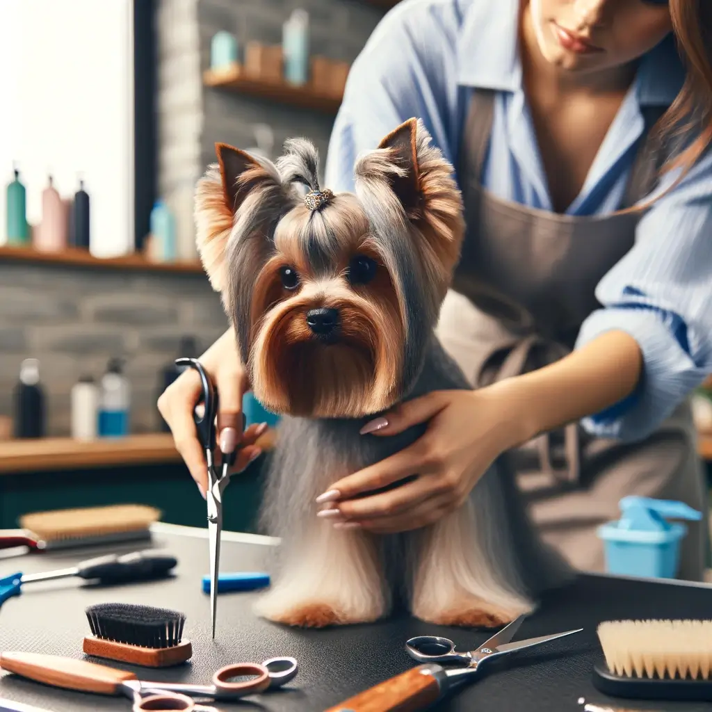 Silky Terrier grooming