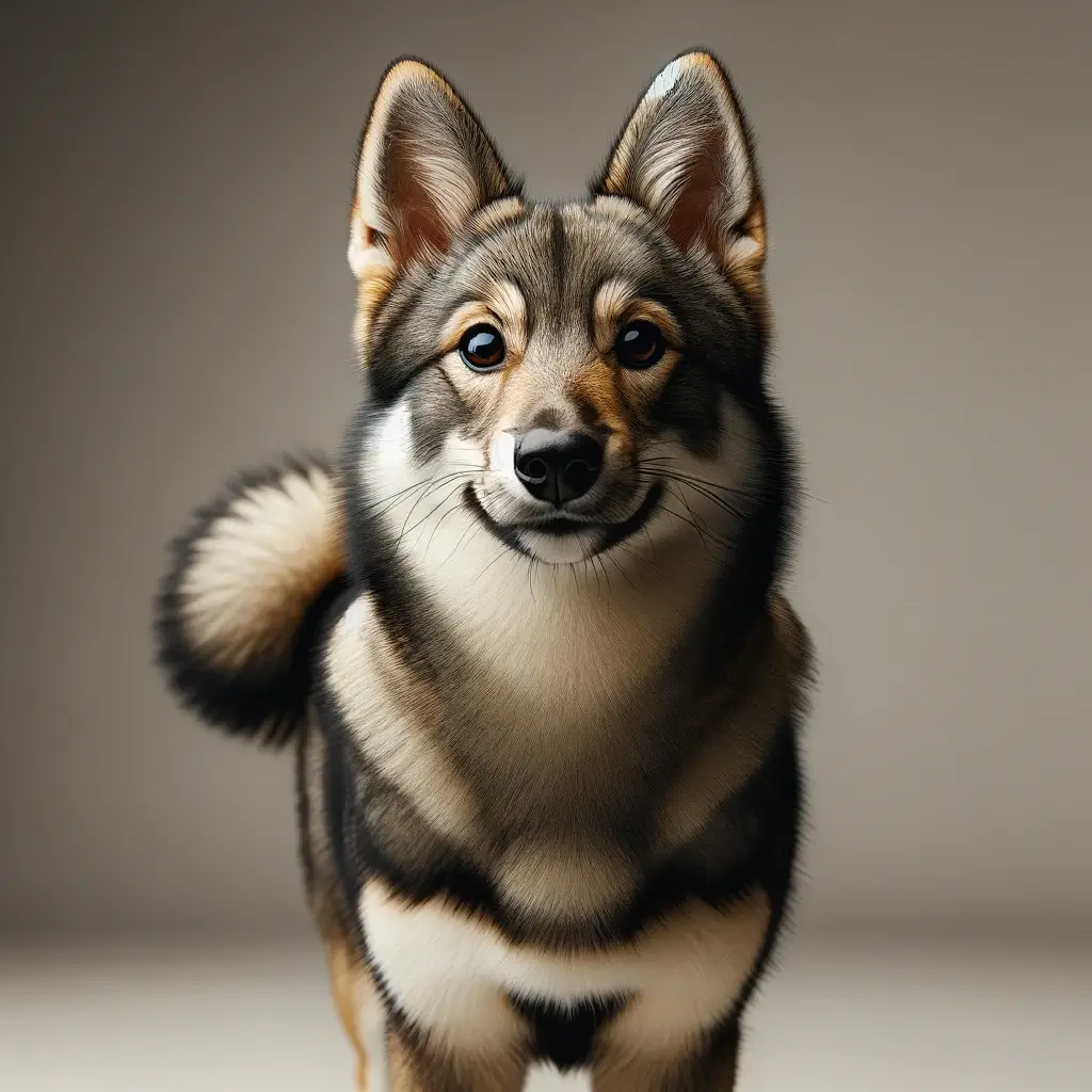Swedish Vallhund looking forward