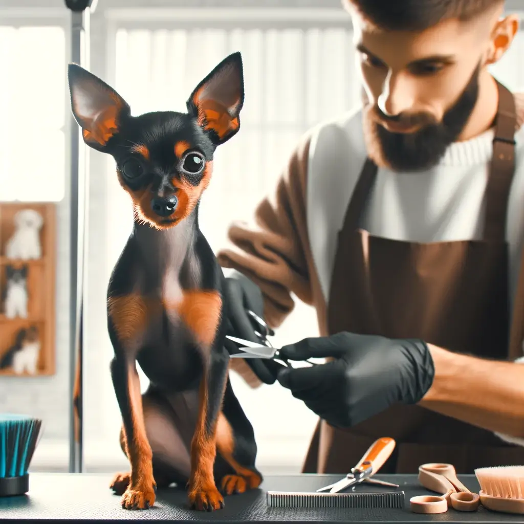 Manchester Terrier Toy grooming