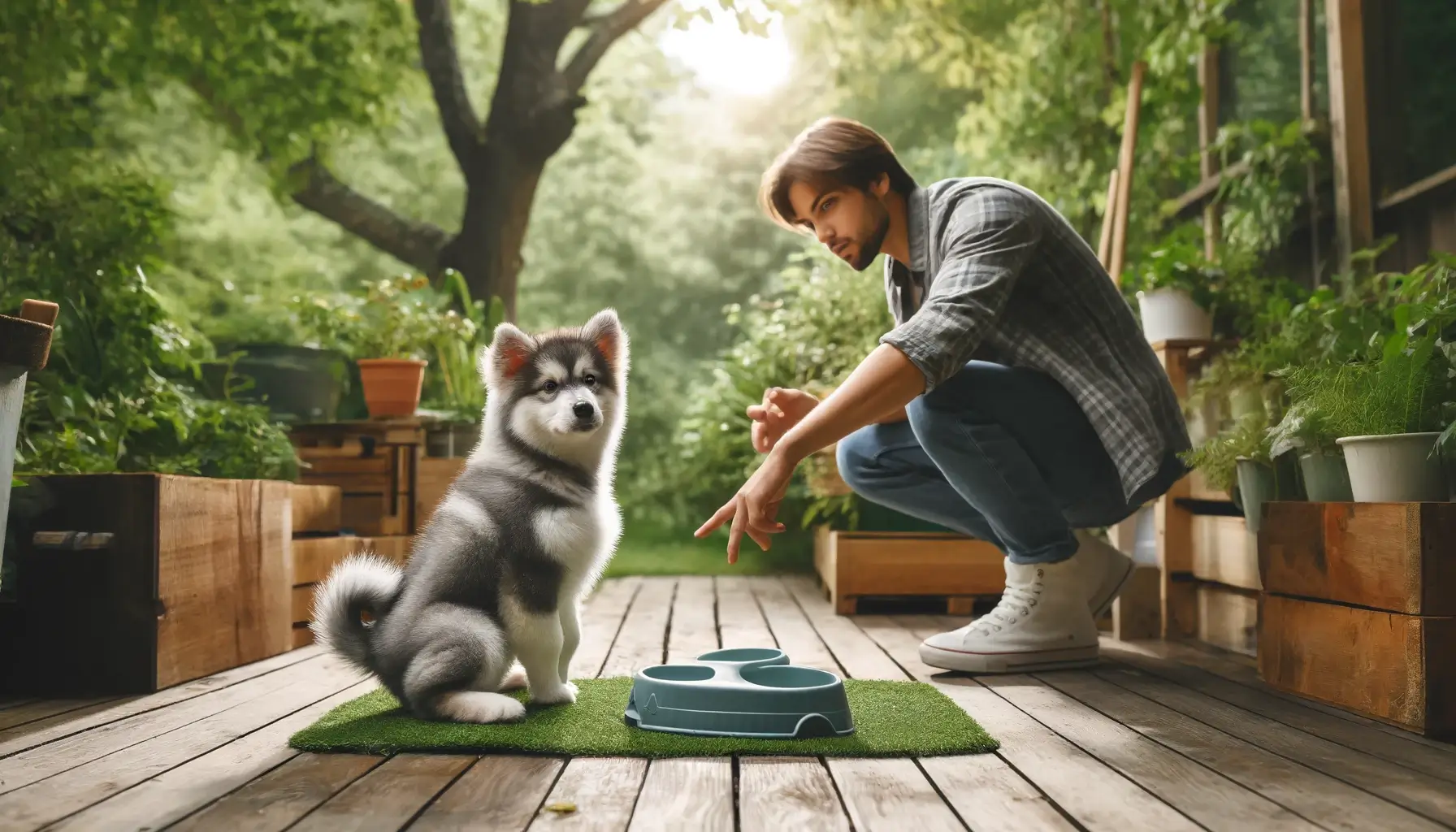 alaskan klee kai potty training guide