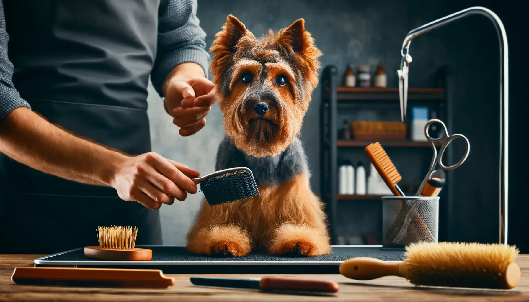how to groom an australian terrier