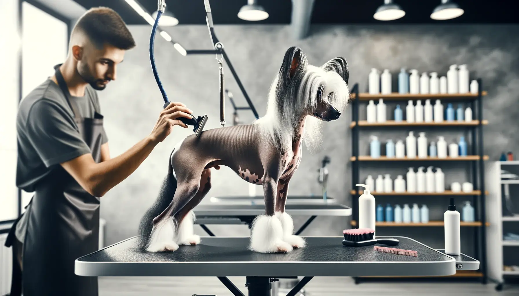 how to groom a chinese crested