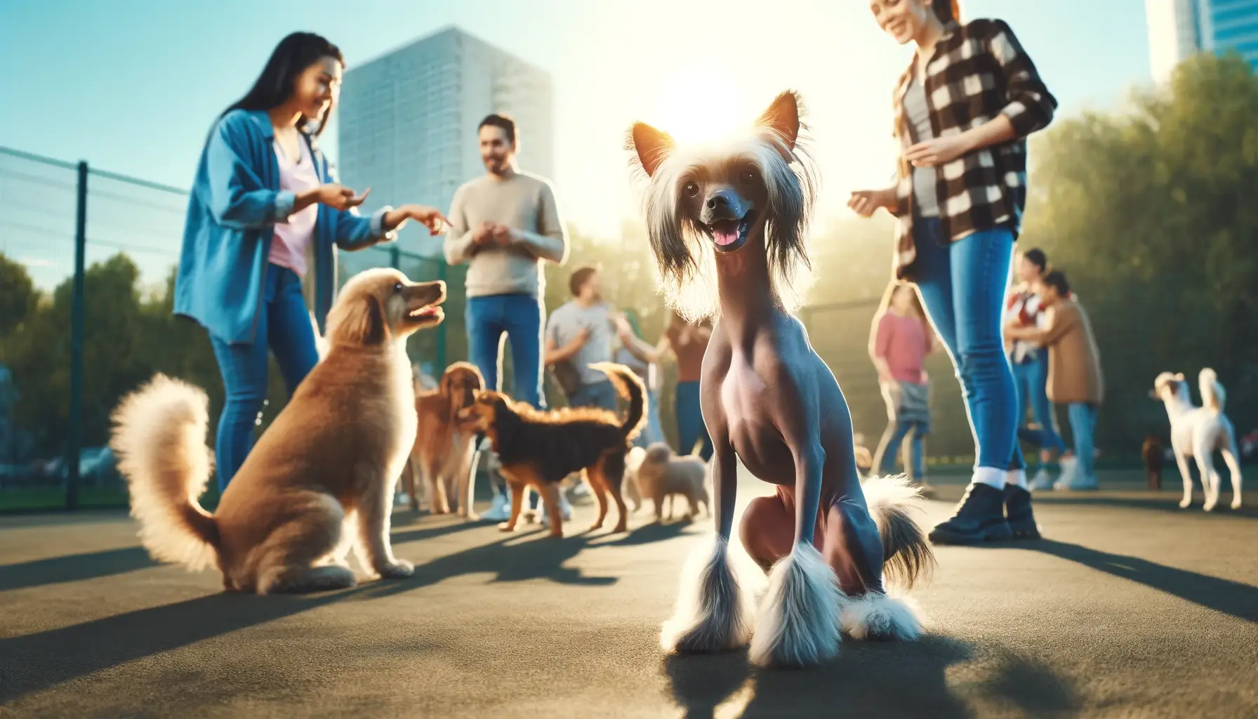 chinese crested socialization