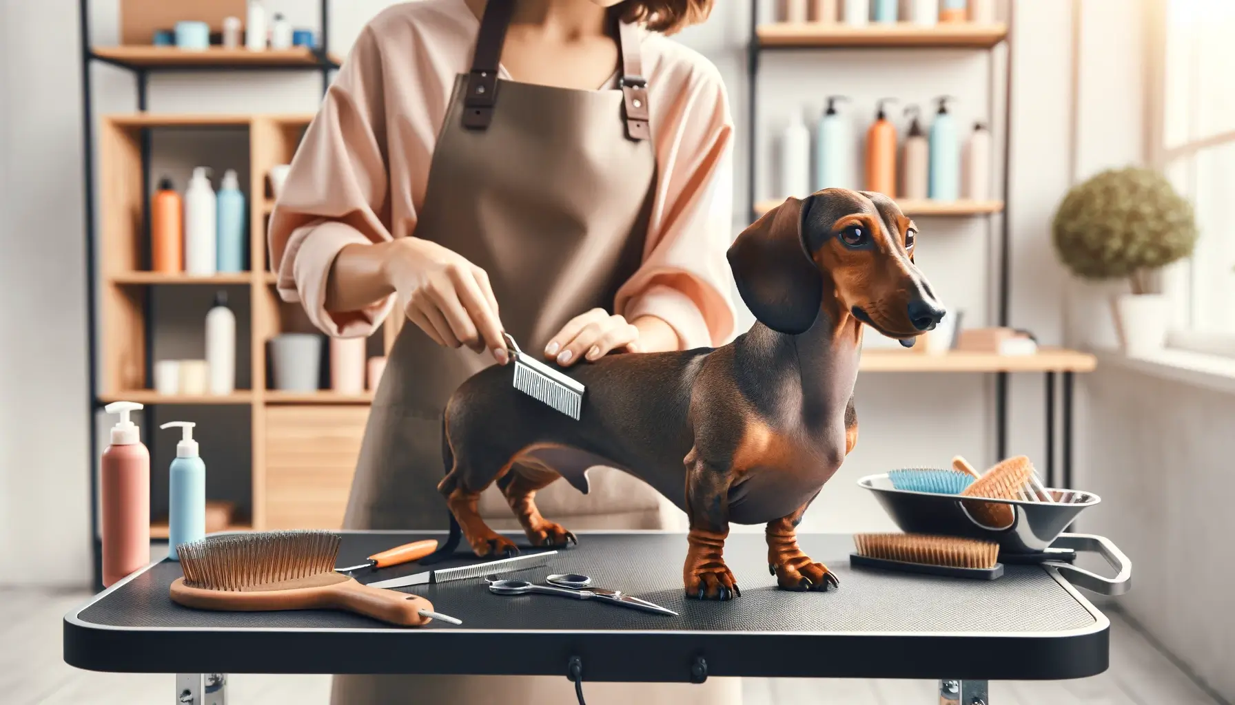 how to groom a dachshund