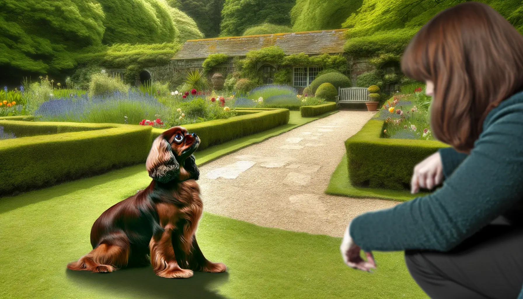 how to train an english toy spaniel