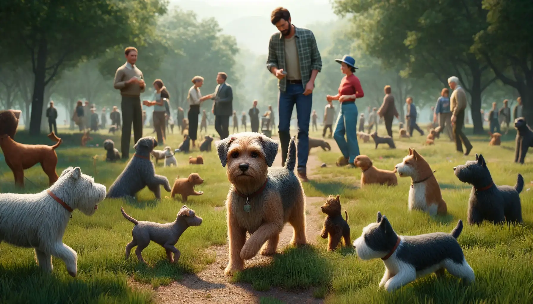 glen of imaal terrier socialization