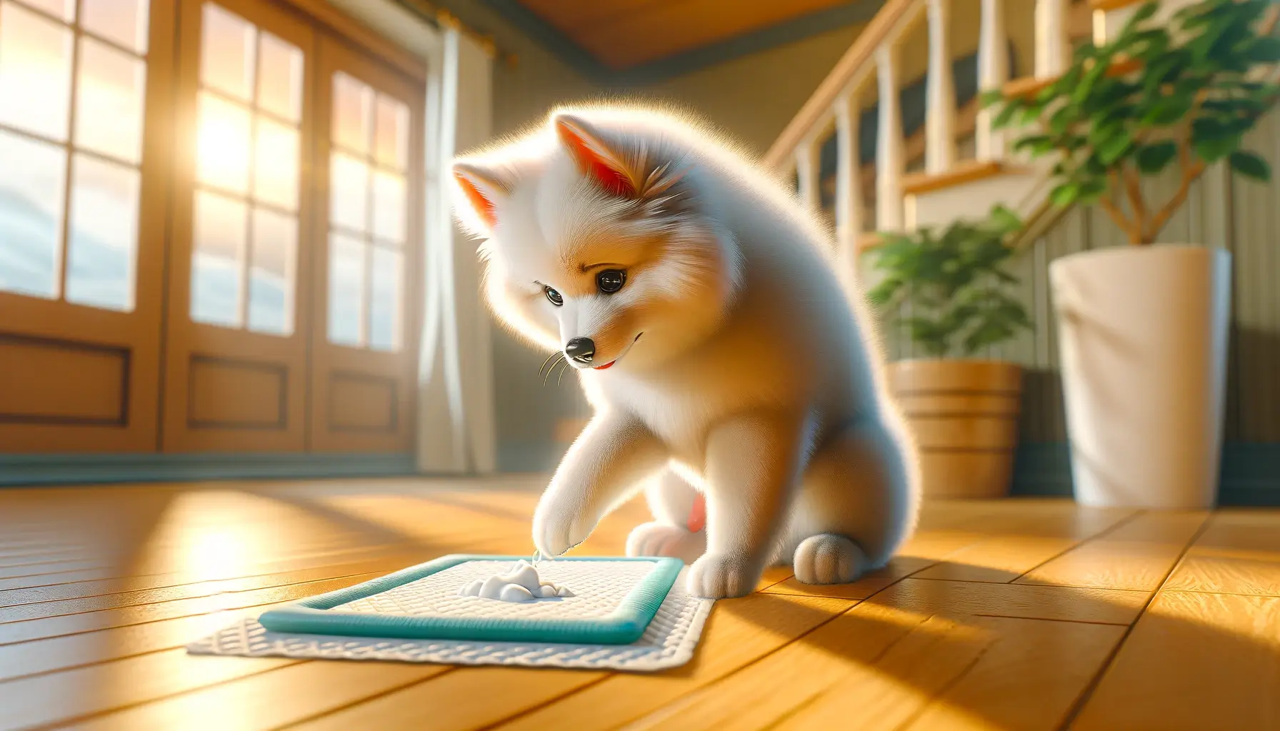 japanese spitz potty training guide