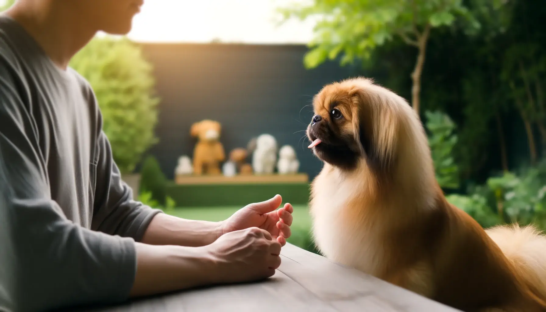 how to train a pekingese