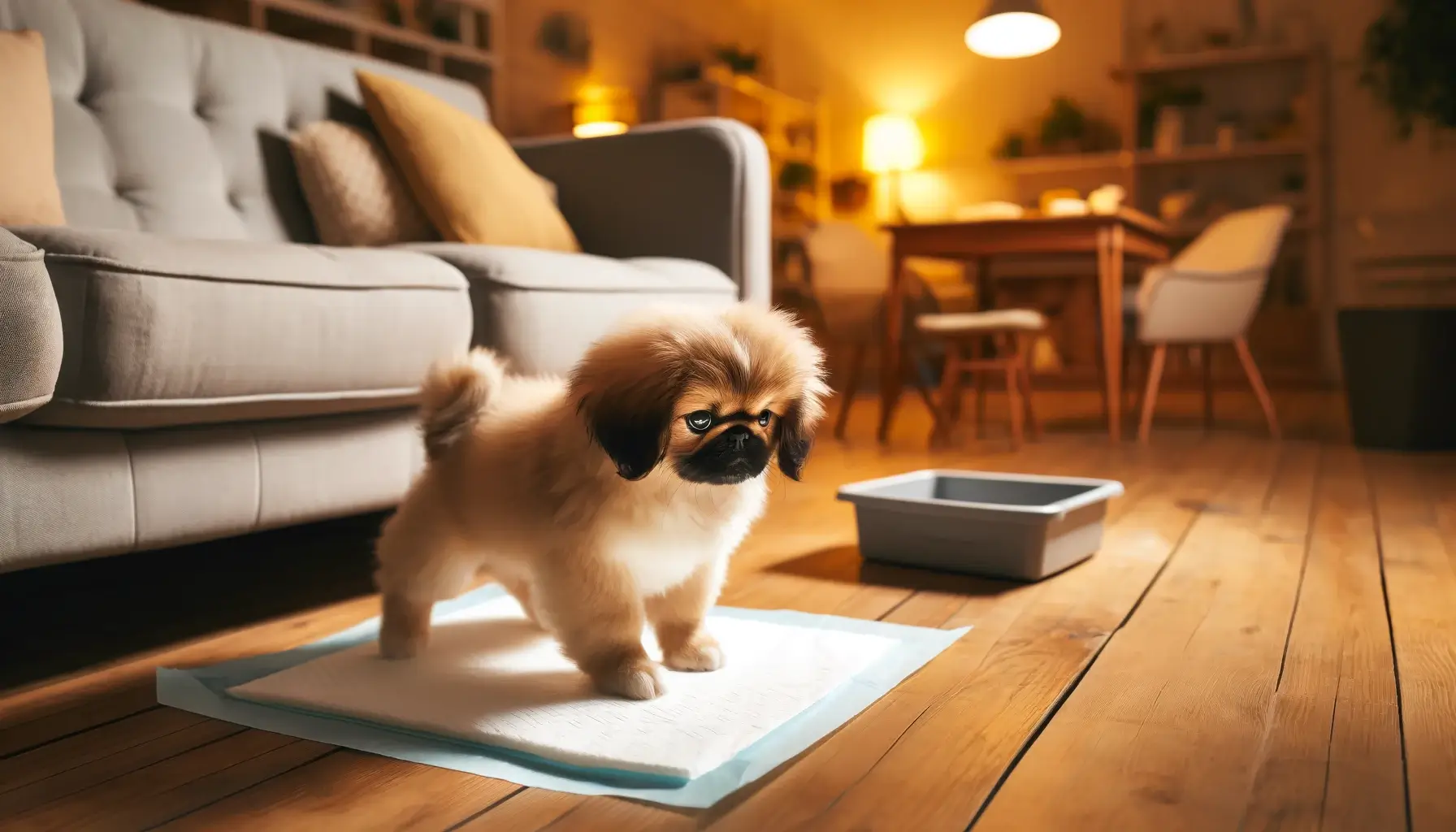 pekingese potty training guide