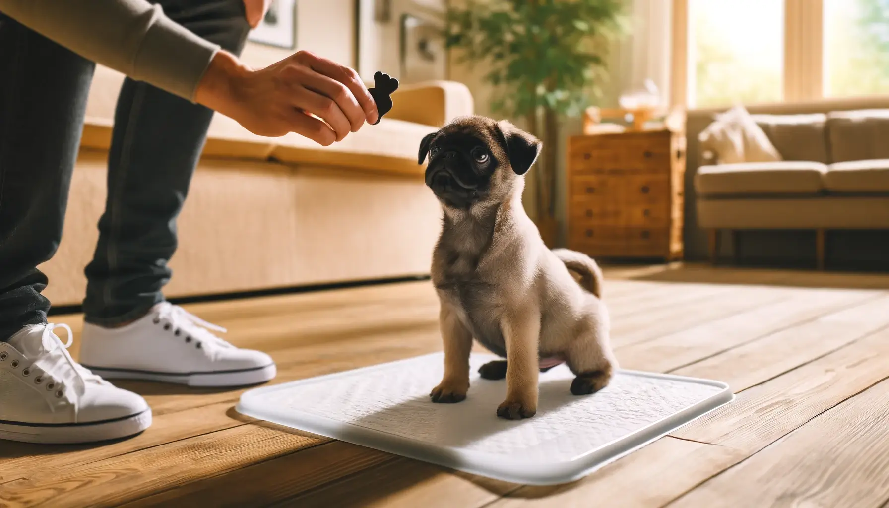 pug potty training guide