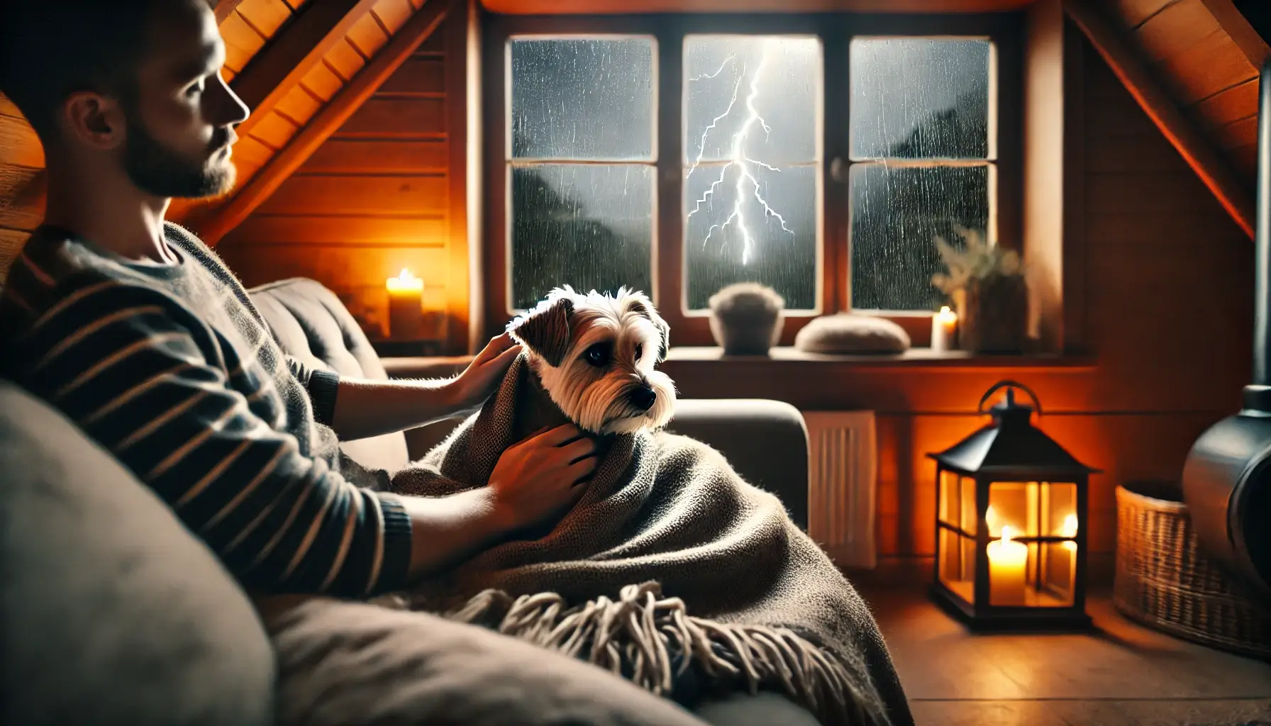 How to Calm Dogs During Thunderstorms